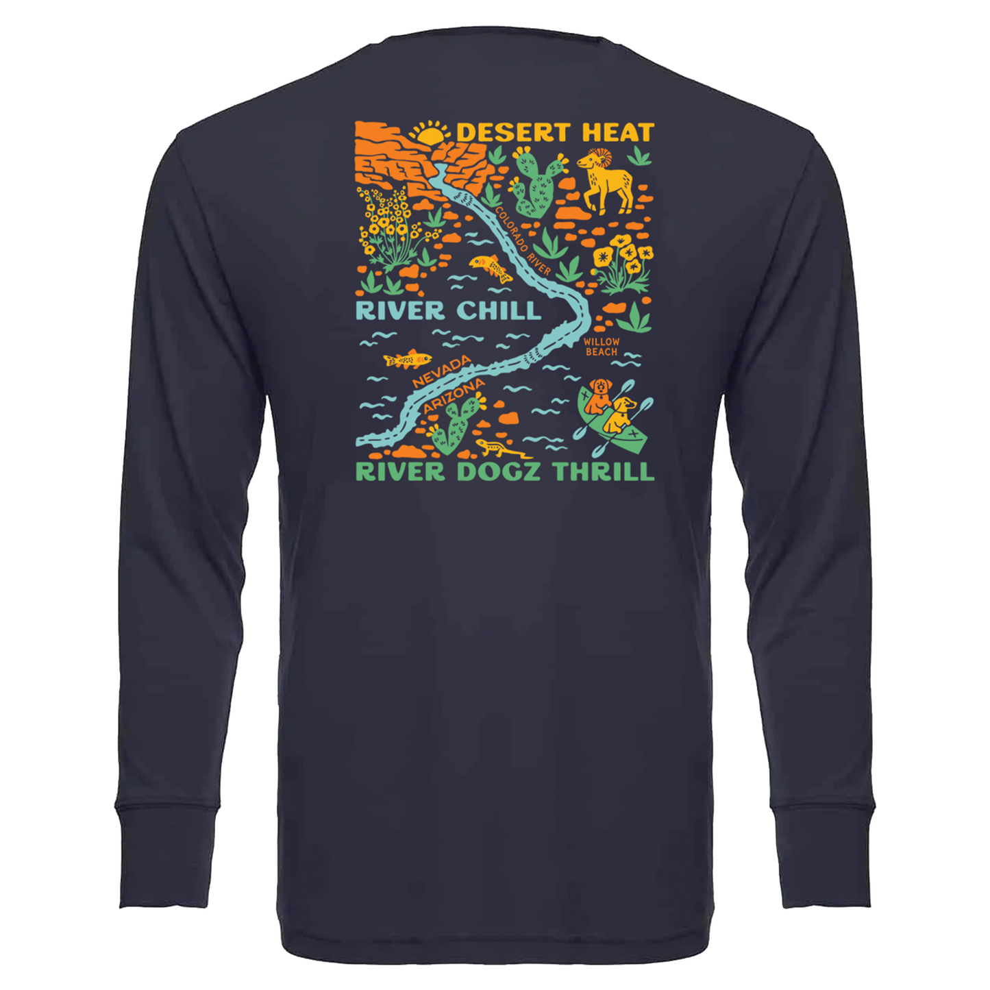 "River Dogz Thrill" Quick Dry Long-Sleeve Performance Shirt