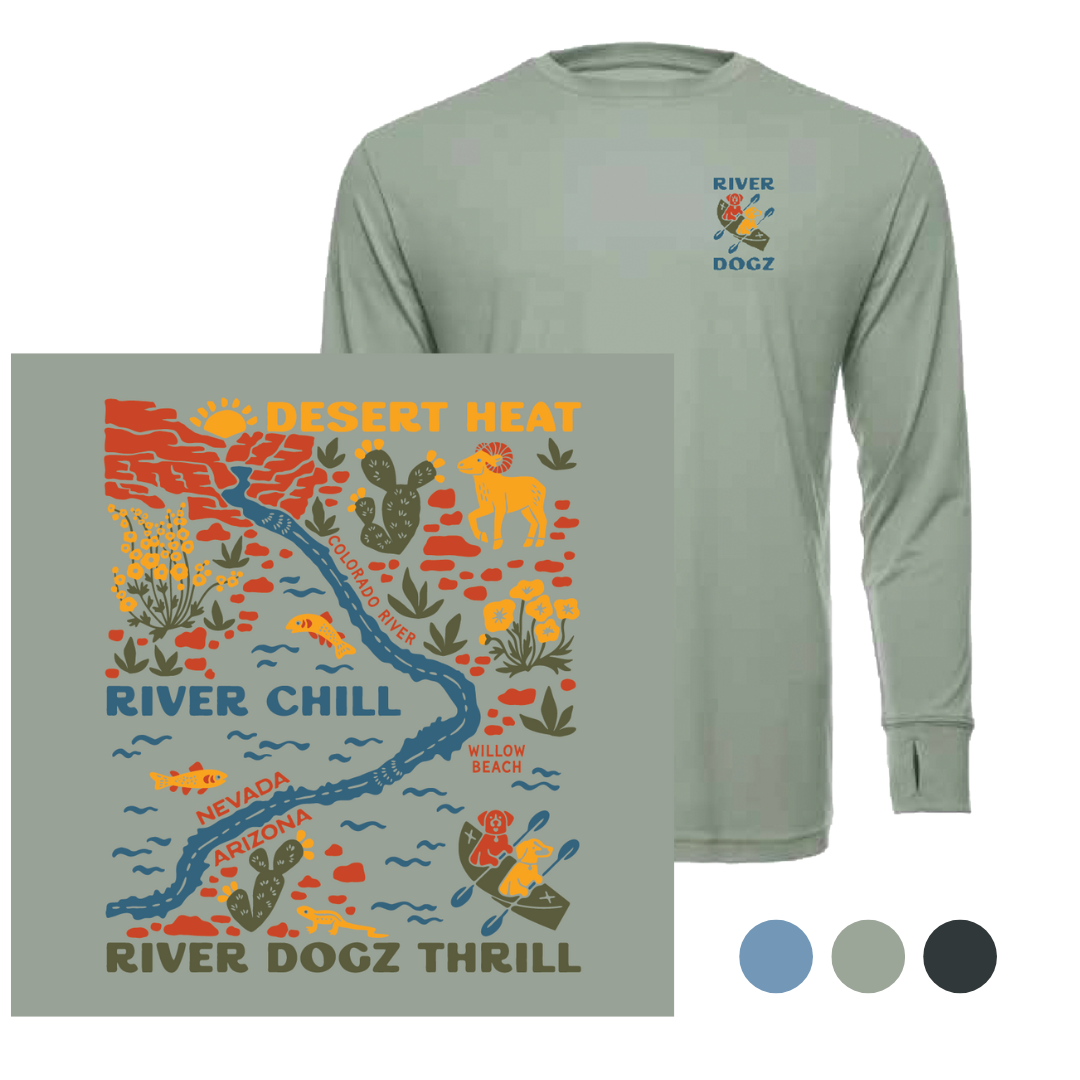 "River Dogz Thrill" Quick Dry Long-Sleeve Performance Shirt